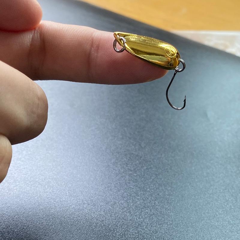 

Голографическая бионическая металлическая приманка «Цикада» с блестками — микрогруз, белая полоса, полнослойная рыболовная приманка 2.5g (Gold Hook)