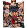 Hero Fiennes Tiffin Photo Collage Throw Blanket Cute Plaid blankets ands Plaid Extra Large Throw Blankets