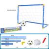 Mini Folding Football Soccer Ball Plastic 2 Sizes Removable Goal Post Net Set High-strength Kids Indoor Outdoor Toys