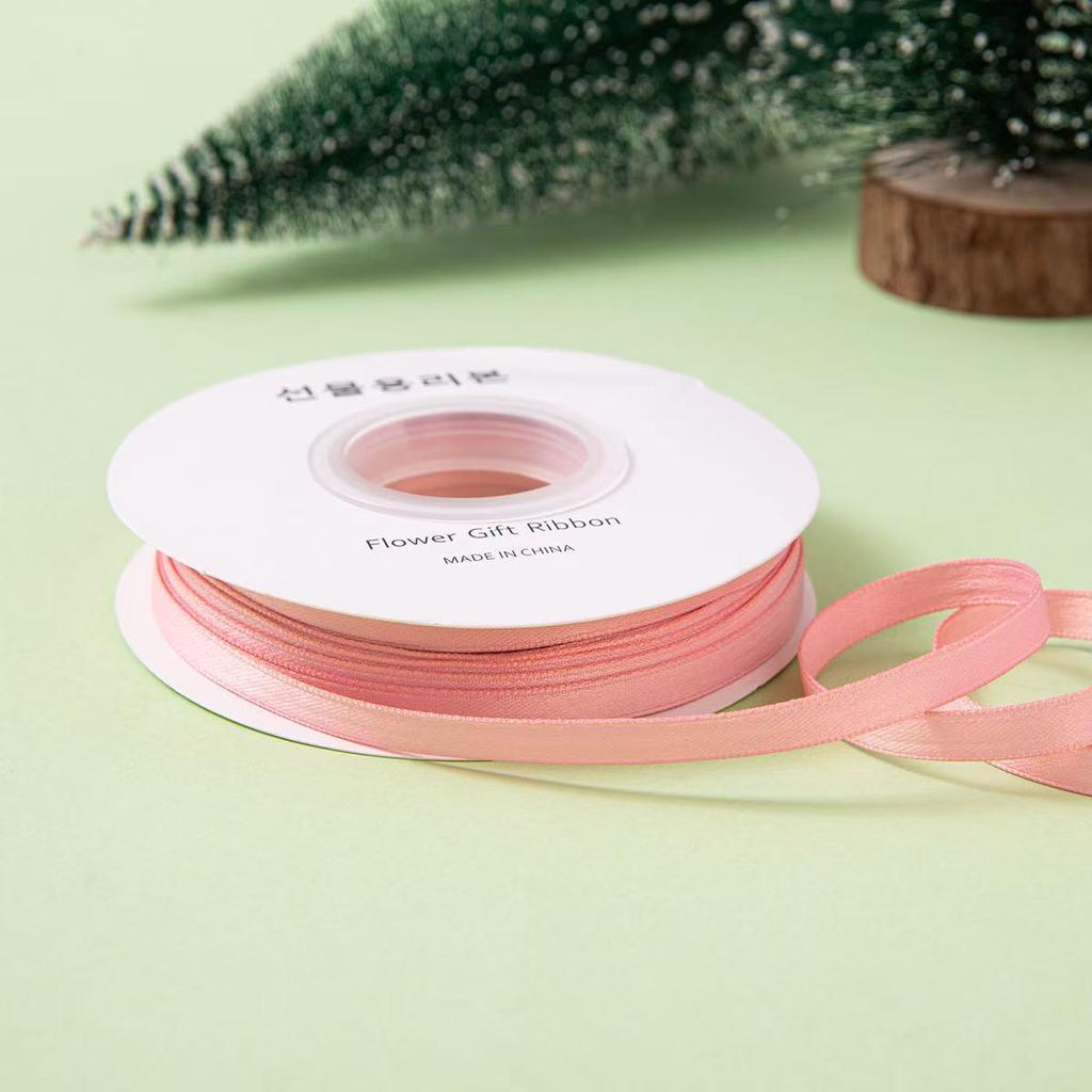 Korejská polyester-bavlna matná stuha pro DIY mašle a vlasové doplňky, 1 cm