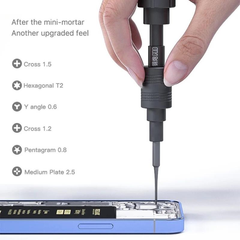 Magnetic Screwdriver Set for Smartphone Repair 6 Pack Antislip Handle Small Precisions Screwdriver Set