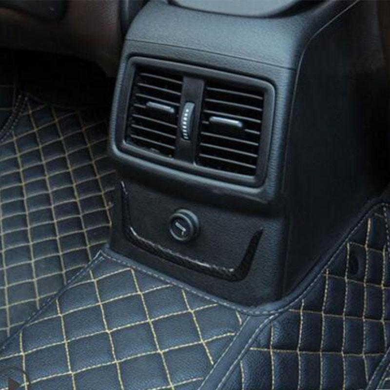 For BMW X1 F48 2016 - 2022 ABS Chrome Rear Cigarette Cigar Lighter Trim Decoration Sticker Cover Moulding Interior Accessories