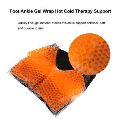Weiche Fuß- und Knöchel-PVC-Gel-Wickelauflage für Heiß- und Kalttherapie, Unterstützung bei Muskelentspannung, Schmerzlinderung, Eisbeutel