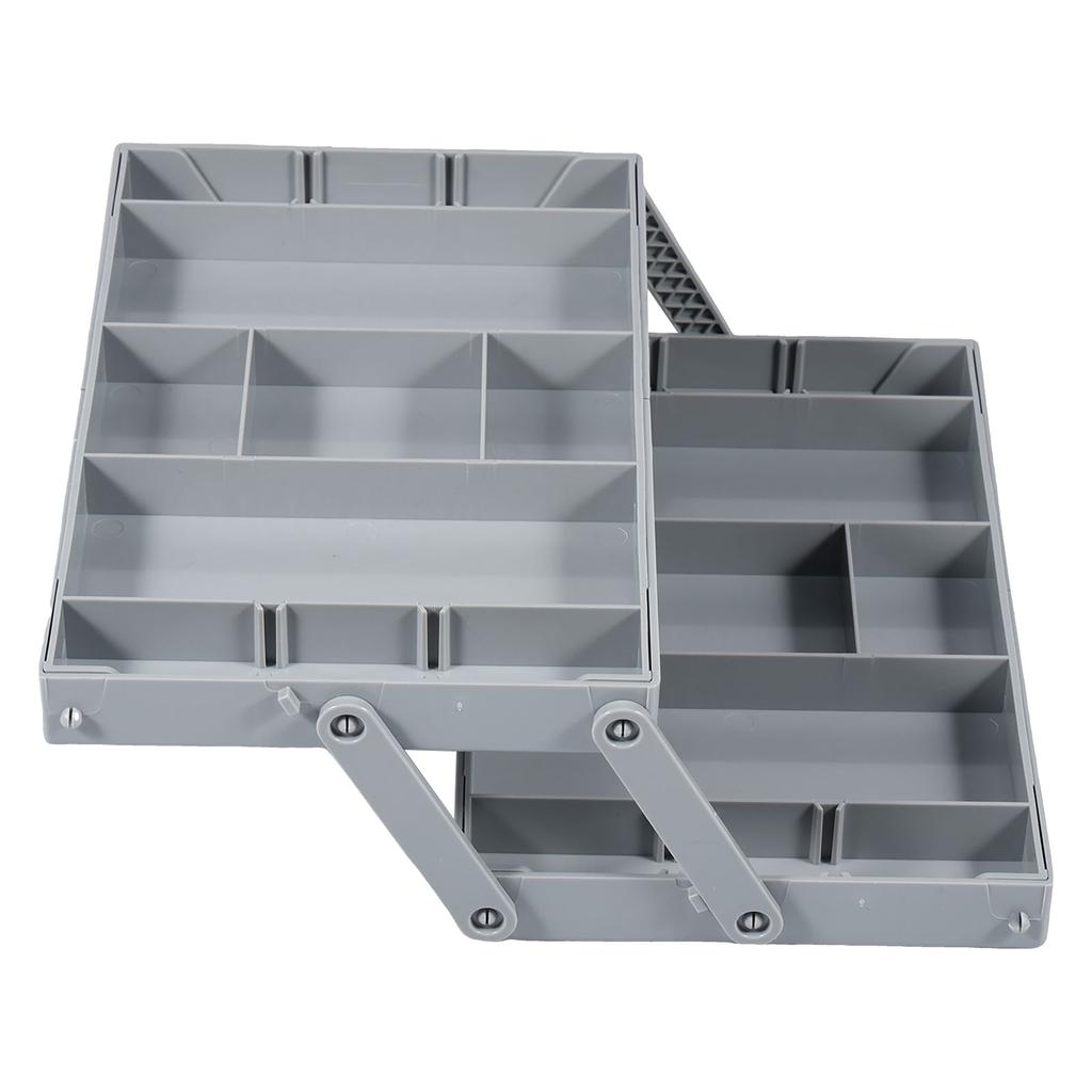 2/3 Tier Foldable Drawer Organizer Expandable Desk Organizer Trays with Adjustable Compartments for Office,Kitchen Supplies