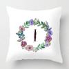 Personalized letter printed pattern pillowcase for home bedroom living room sofa decoration throw pillow pillowcase