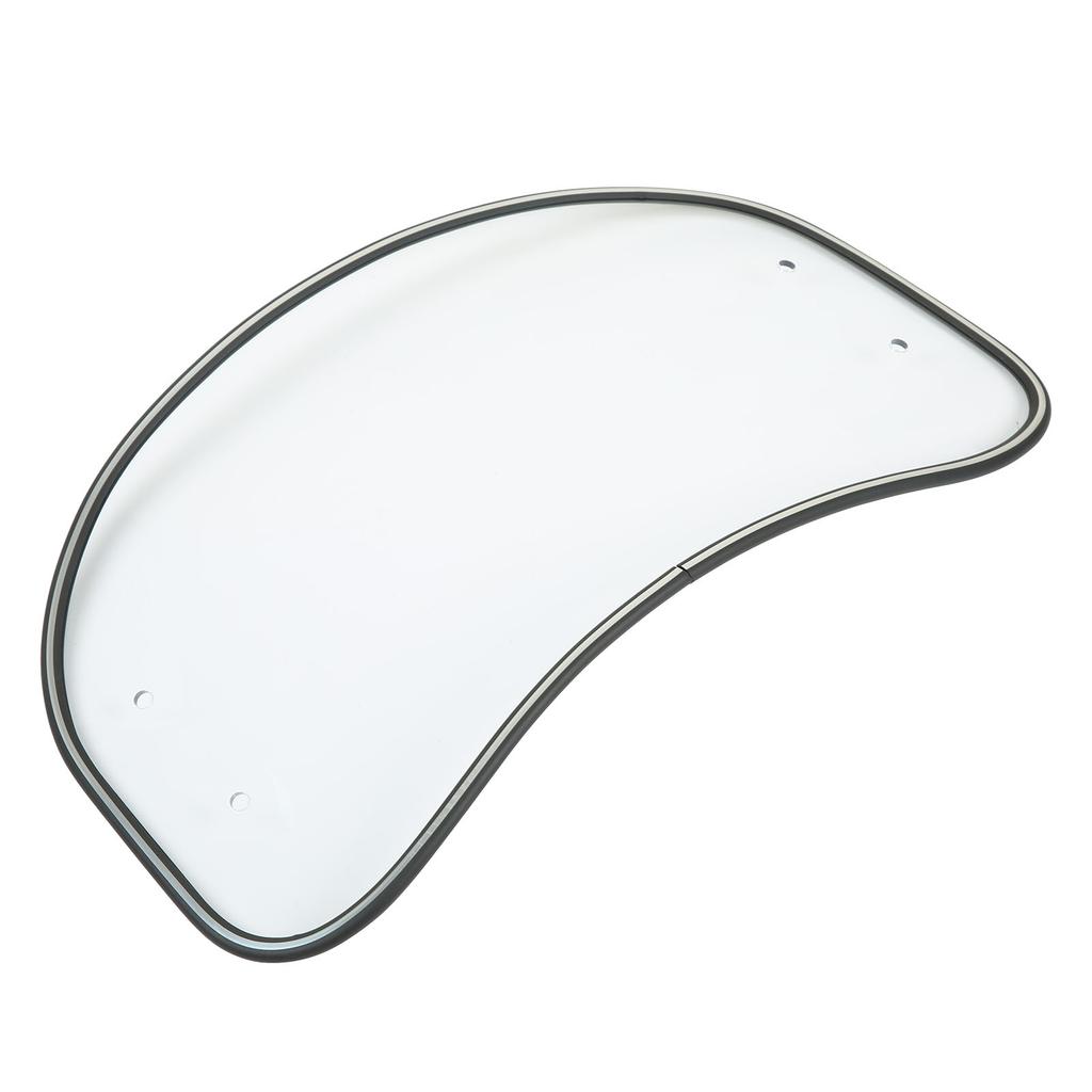 Motorrad Oval Windschild Klar Frontscheibe Spoiler Luftwindabweiser Schutzschild Universelle Passform Transparent