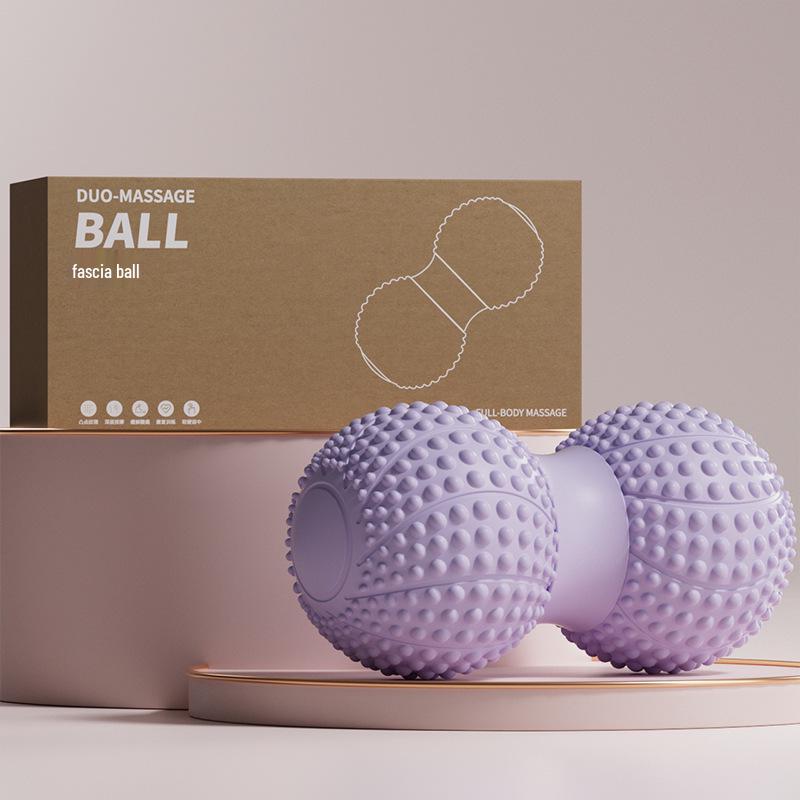 Myofascial Double Massage Ball for Foot, Spine, Muscle Relaxation, and Acupoint Stimulation