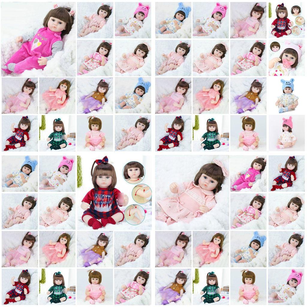 Adorable Reborn Baby Doll 42cm Lifelike Toddler Toy For Girls Ideal Gift