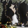 1PC Acrylic Christmas Christmas Elements Christmas Tree Pendant Decoration Atmosphere Gift Feather Decoration Holiday
