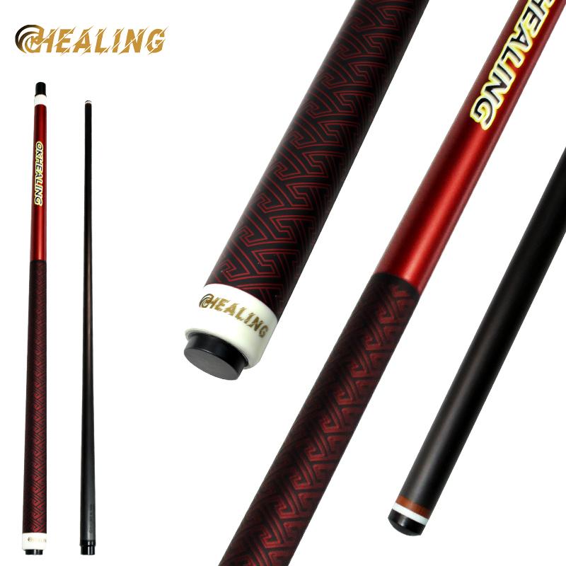 OKHEALING 3 Stück 12,9 mm Spitze Break-Jump Queue Karbonfaser Schaft Unterteil 147 cm / 58 Zoll Gewicht 19 Unzen Billardstöcke Poolspiel