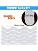 24Pcs Package Transparent Anti-Slip Stickers For Bathroom Floor And Shower - Bathtub Floor Safety Anti-Slip Strips