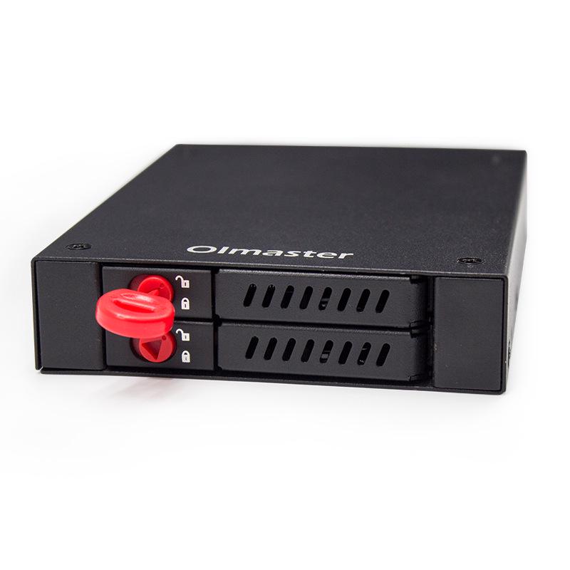 Oimaster Dvojitý box na pevný disk so zabudovanou disketovou jednotkou pre 2,5-palcové a viacnásobné úložisko.