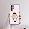 Cute C-Crybaby Doll Phone Case For Samsung Galaxy S25 S24 S22 S23 Ultra S21 S20 Plus 5G Frosted Non-Slip Full Cover Soft Case