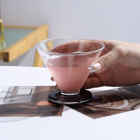 10 ks Jednorázová sada sklenic na Martini Plastová koktejlová sklenice na večírky Svatby Dezerty Průhledné sklenice na koktejly Šampaňské Zmrzlinu