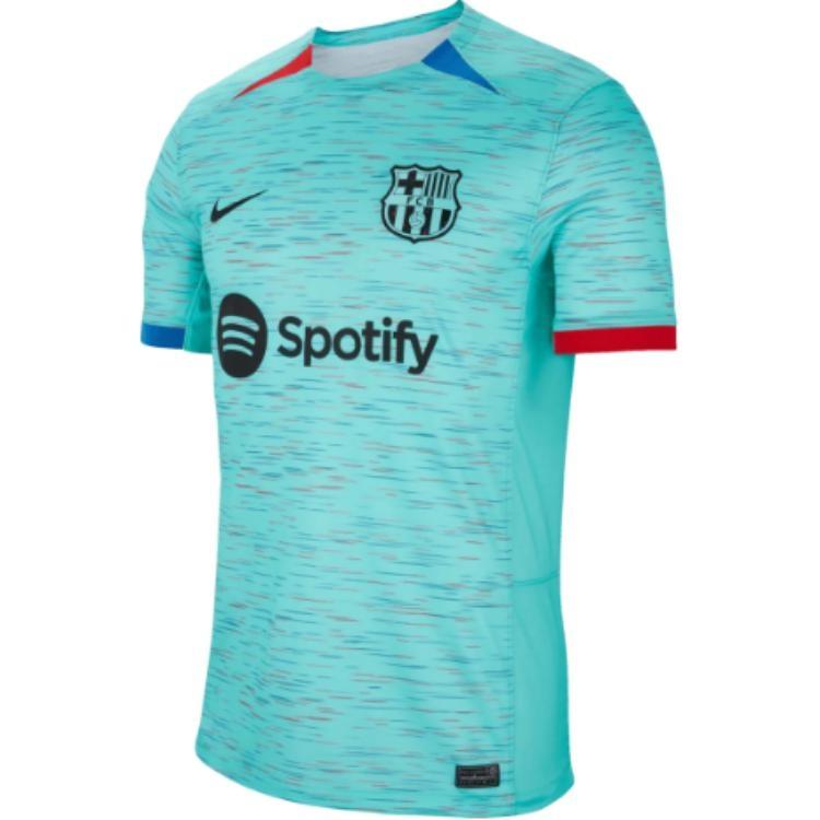 Nike Dri-FIT FC Barcelona 23-24 Stadium Third Soccer Jersey  Lake Green  Men s DX9820-487 XXL