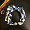 Silk Magnetic Buckle Scarf: Luxurious, Versatile Mulberry Silk for Women's Spring/Summer Neck Protection