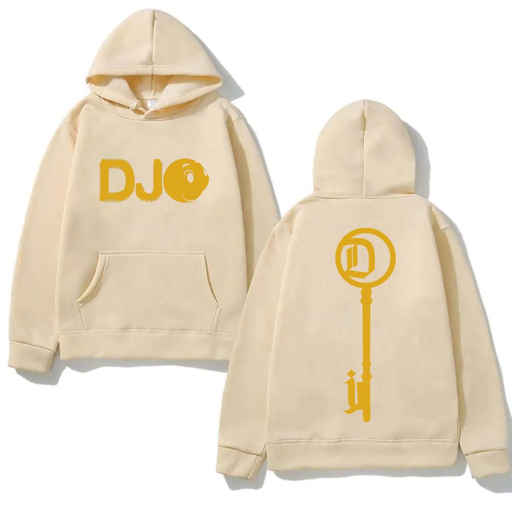 Joe Keery Mikina s kapucí s logem Smiley Face Djo Grafické oblečení Oblečení ve stejném stylu jako zpěvák Módní s kapucí Vysoká kvalita