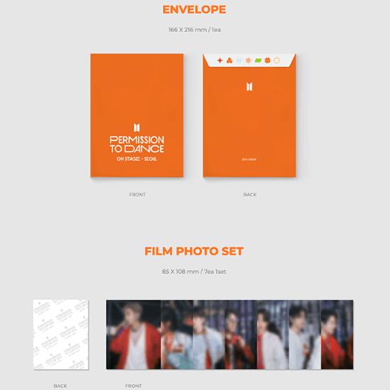 BTS PERMISSION TO DANCE ON STAGE LIVE + SEOUL Digital Code Set & POB