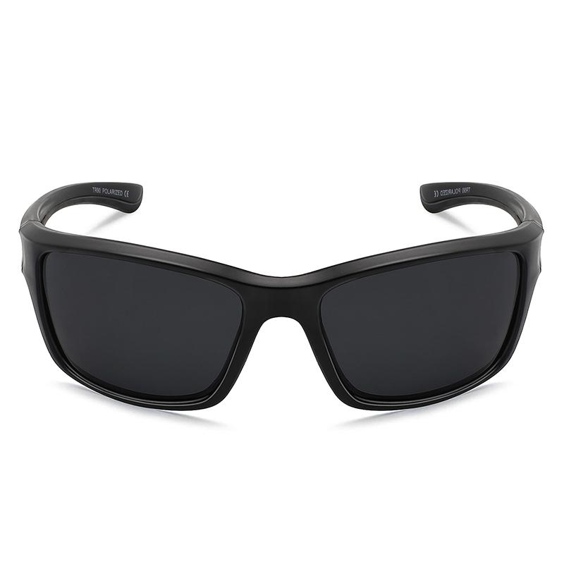 Maxjuli Sports Sunglasses Men Travel Outdoor Cycling Running Black Frame Male Sun Glasses Uv400  With Case Mj8014