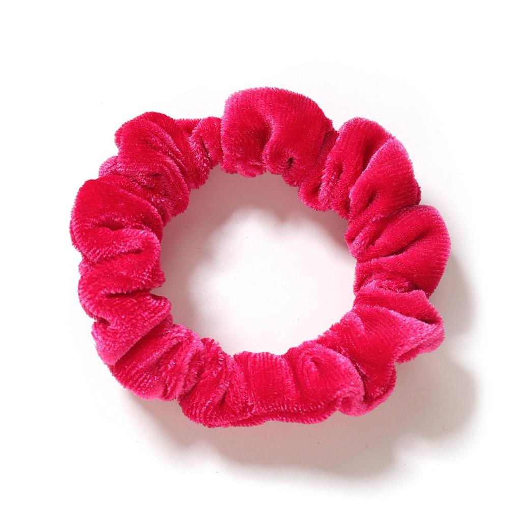 Bell Fashion Velvet Hair Ties: Classic High-Elasticity, Soft Touch In Solid Colors