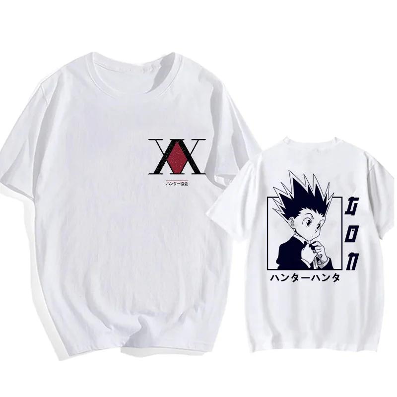 Manga Hisoka Kawaii Hunter X Hunter T Shirt Killua Zoldyck Funny Cartoon Cute Anime T-shirt Kurapika HxH Devil Eye Tshirt Tees