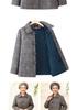 Stylish Grandma's Winter Cotton Jacket: New Padded Outerwear for Middle-Aged & Elderly, Plus Velvet for Extra Warmth