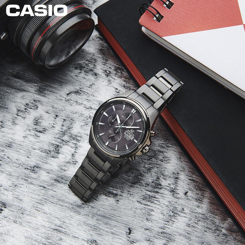 Casio Men EDIFICE Black Watch EFB-509GY-1AVUPR