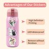 55 Waterproof Rabbit Graffiti Stickers for Scooter, Water Bottle & Helmet Decoration