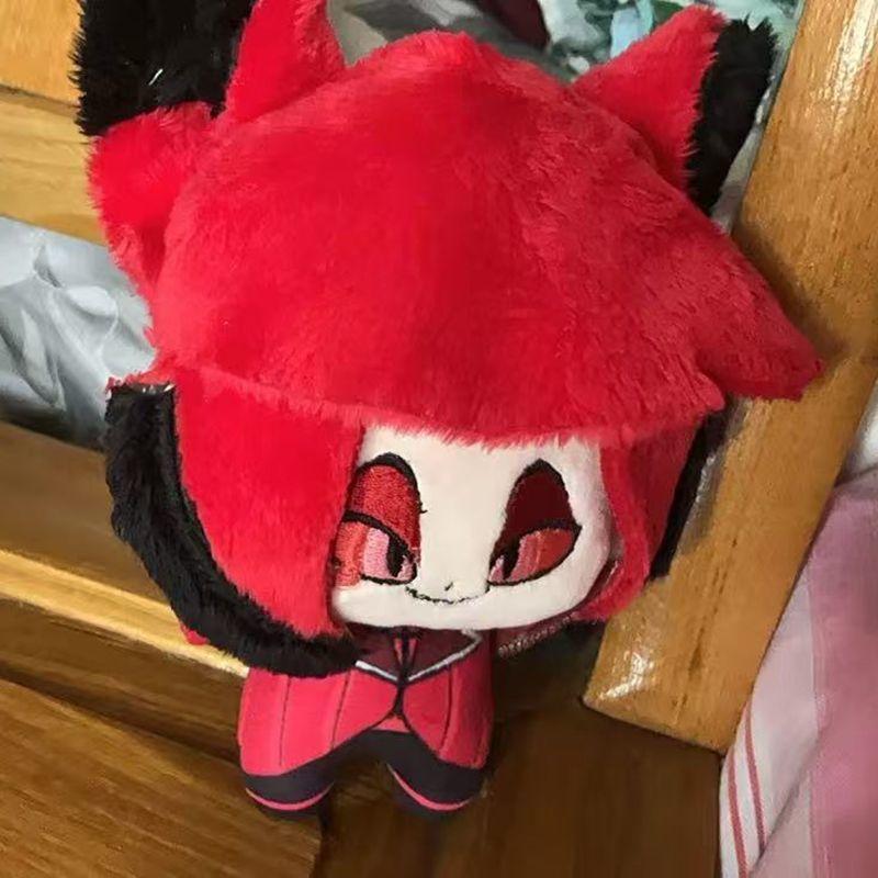 New 15cm Alastor Hazbin Hotel Plush Doll Cute Anime Peripherals Toy Birthday Christmas Gift