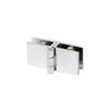 Zinc Alloy Glass Door Hinge No Drilling Required Sturdy Structure Perfect For Cabinet Showcase Wine Rack Glass Doors