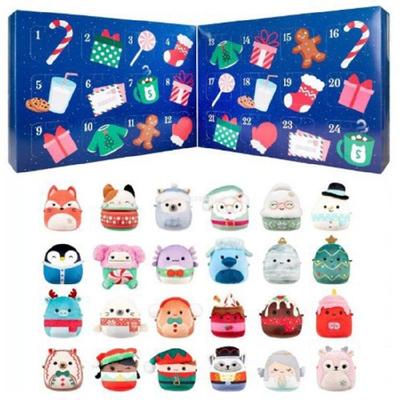 Weihnachts-Adventskalender Enthält 24 PVC-Tierfiguren-Ornamente 24 Tage Überraschungs-Adventskalender Für Feiertagsdekoration
