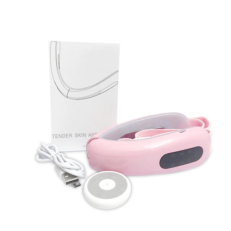 Masaj de lifting facial EMS Terapia cu LED-uri fotonice Vibrații pentru slăbire facială Barbie dublă Eliminați linia maxilarului Lifting facial Obraz în formă de V