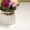 Silk Flower Hydrangea Styled Potted Desktop Decor  Cafe Dining Table Small Potted Accent