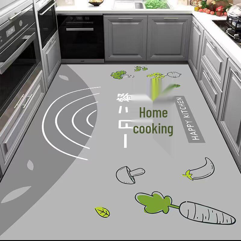 

Нескользящий моющийся кухонный коврик из диатомовой грязи - маслостойкий, влаговпитывающий, грязеотталкивающий, большая площадь покрытия 50-80cm (2nd Gen Diatom Mud)