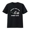 Support Your Local Street Cats T Shirt Funny Raccoon Skunk Opossum Premium Crewneck Vintage Washed Stretched Unisex Homme