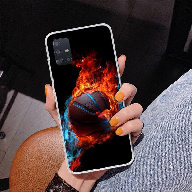 Basketball Basket Play Phone Case For Samsung Galaxy A52 A32 A22 A12 A51 A31 A50S A30S A20S A10S Note 20 Ultra 10 Plus S10 A72 A