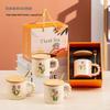 Creative Ceramic Tulip Mug Gift Set