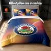 Blackburn Rovers Football Design Bed Bedding Set 1 Duvet Cover + 2 Pillowcases Soft Breathable Household Bed Linens