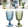 Coppa in Vetro con Texture a Rilievo Stile Retrò per Acqua Liqueur per Anniversario Matrimonio Inaugurazione Casa Uso Quotidiano Casa