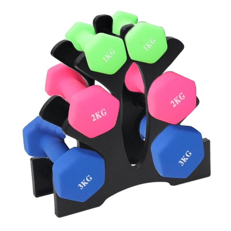 Dumbbell Rack Compact Dumbbell Holder 3 Tier Dumbbell Rack Stand Small Dumbbells Organizer Suitable for Office Gyms Home
