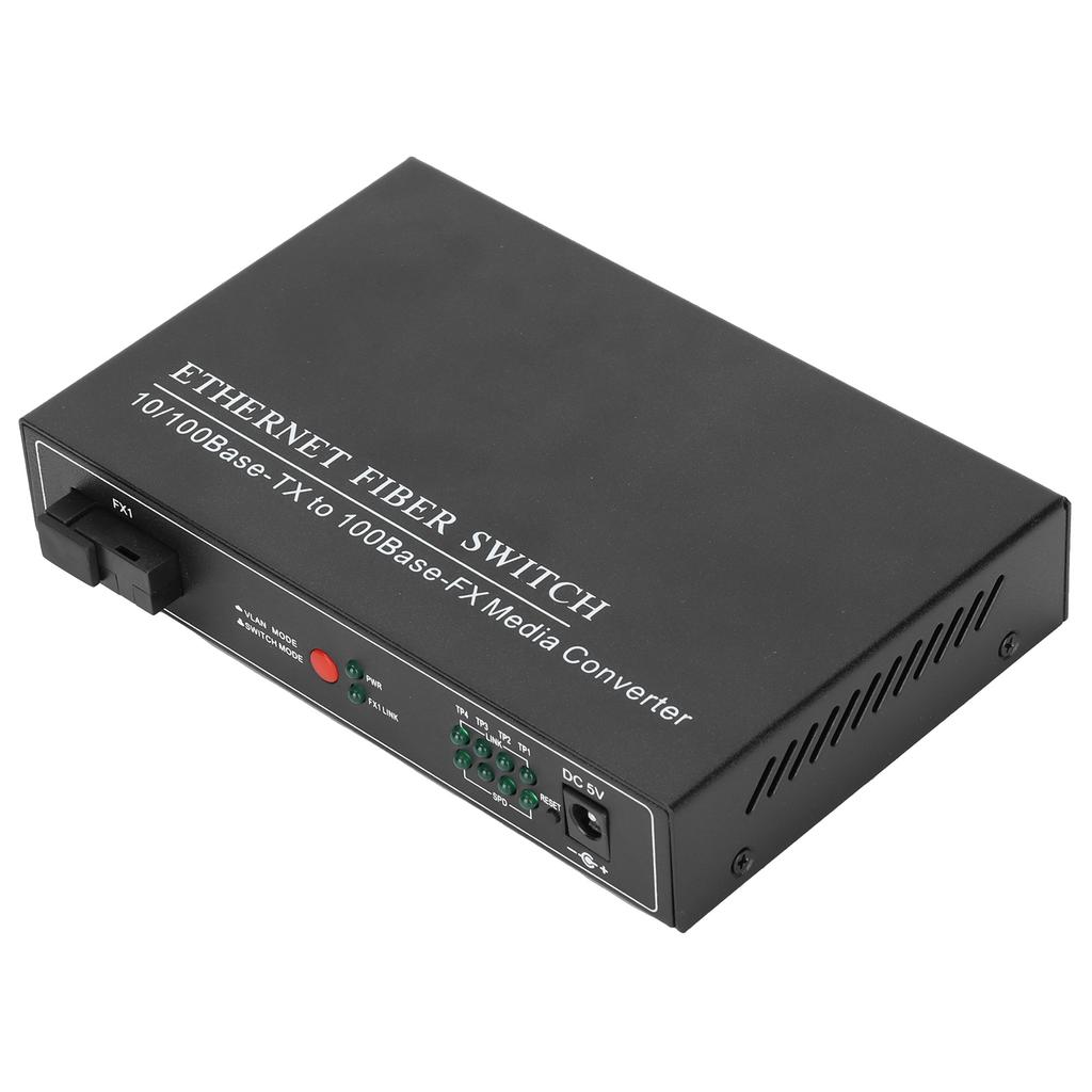 4 Ports Ethernet Fiber Switch TBCMC3414ES20A Plug Play Stable Sturdy Computer Networking Switches