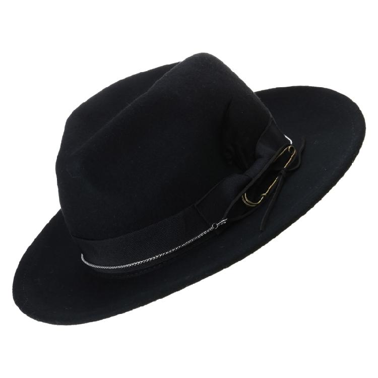 Klasyczny Kapelusz Homburg Kapelusz Panama Prezent dla Chłopaka Cylinder z Szerokim Rondem