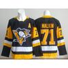 Herren Eishockey Trikot Pittsburgh Penguins 87 71 58 Gestickte Team Uniform Erwachsenen Wintersport
