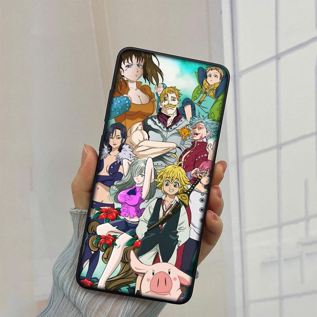 Anime Sedm smrtelných hříchů Meliodas Kryt na telefon pro Samsung Galaxy A10 A20 A53 A30 A31 A32 A50 A51 A52 A12 A33 Měkký TPU kryt