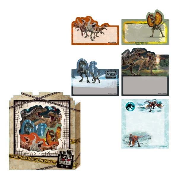 

Ensky Jurassic New Dominion Box Sticky W99 x H117 x Paper World Notes, Approx. D25mm, белый