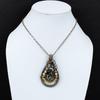 Turitella Fossil  Pendant, 999 Copper Wire Wrapped Jewelry, Gemstone Jewelry Pendant, Handmade Wedding Gift Jewelry
