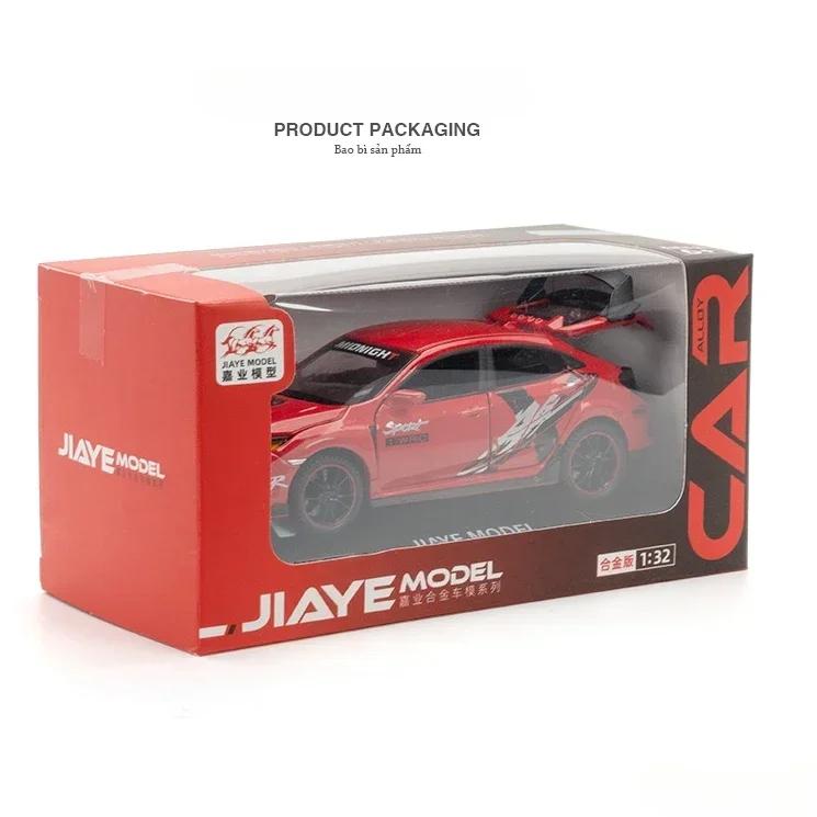 AAAX1 1 32 Honda Civic Type-R Super Modified Sport Car Alloy Metal Diecast Model Car Computer Desktop Ornaments Toys for Children