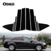 10Pcs Car Side Window Door Pillar Trim Posts Sticker Gloss Black Exterior Parts for Chevrolet Cruze 2011 2012 2013 2014 2015