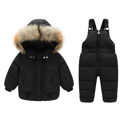 Combinaison de Neige pour Enfants Hiver Chaud Pantalon + Veste Chaude Ensemble 2 Pièces