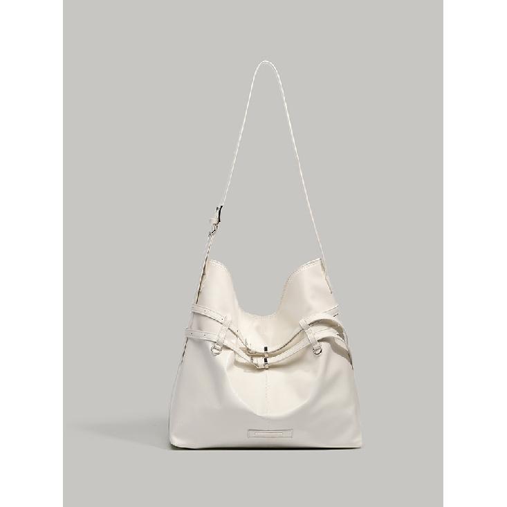 Корейский нишевый дизайн мотоциклетная сумка высококлассная большая вместимость сумка-тоут новая мятая сумка кроссбоди на кулиске из масляного воска